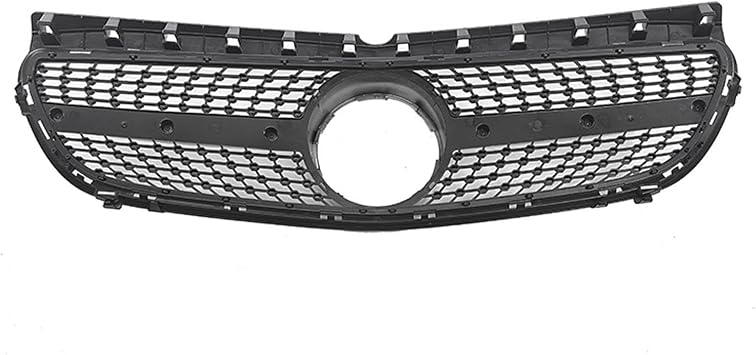 Compatible Mercedes-Benz B-Class W246 B200 2015-2017 Front Grille Grill Silver With Emblem