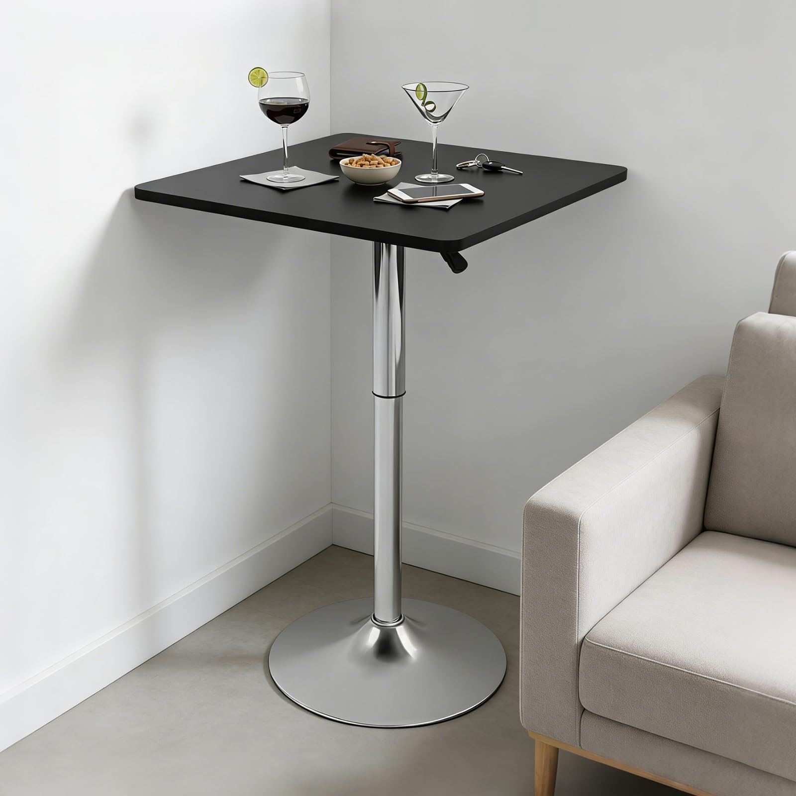 Amazon.com: Bar Tables High Top Pub Table Square High Tables with