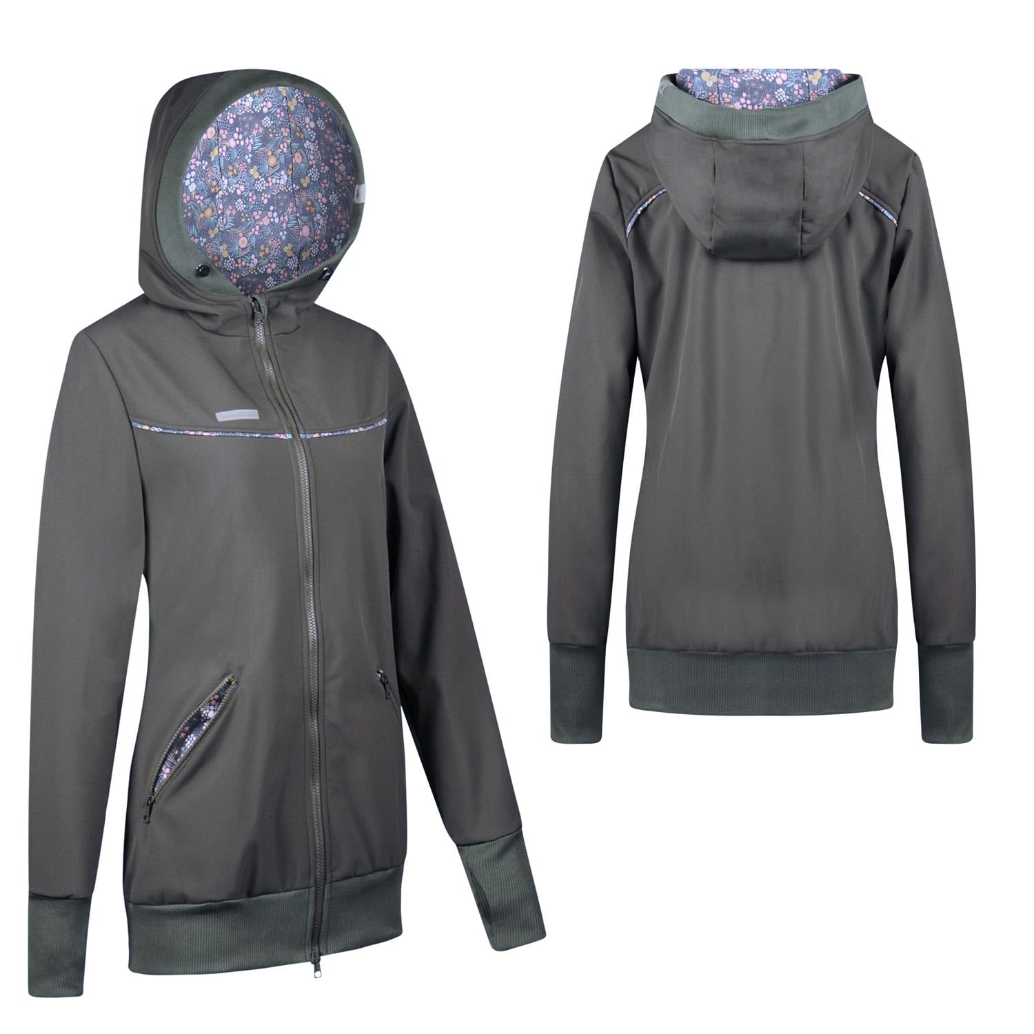 Viva la Mama 3in1 Softshell Tragejacke Baby Umstandsjacke Allwetter I JACKY