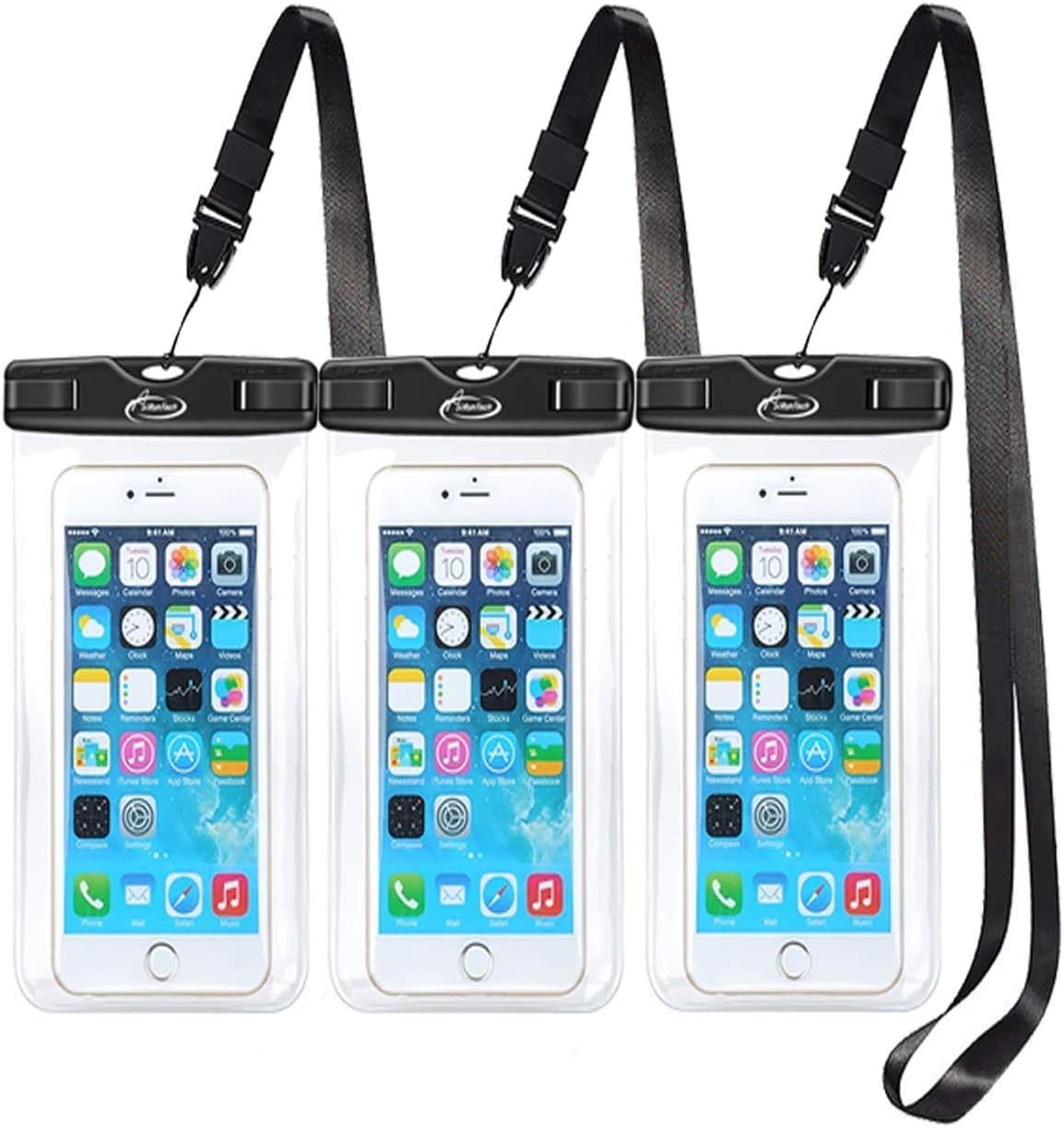 Waterproof Phone Pouch 3Pack for iPhone and Samsung, Kuwait Ubuy