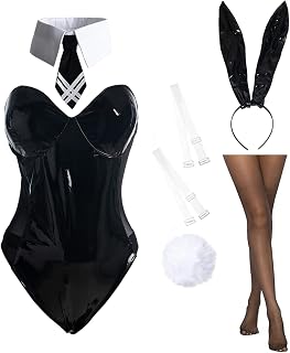 Body de uma peça para cosplay Bunny Costume feminino Sakurajima Mai Bunny