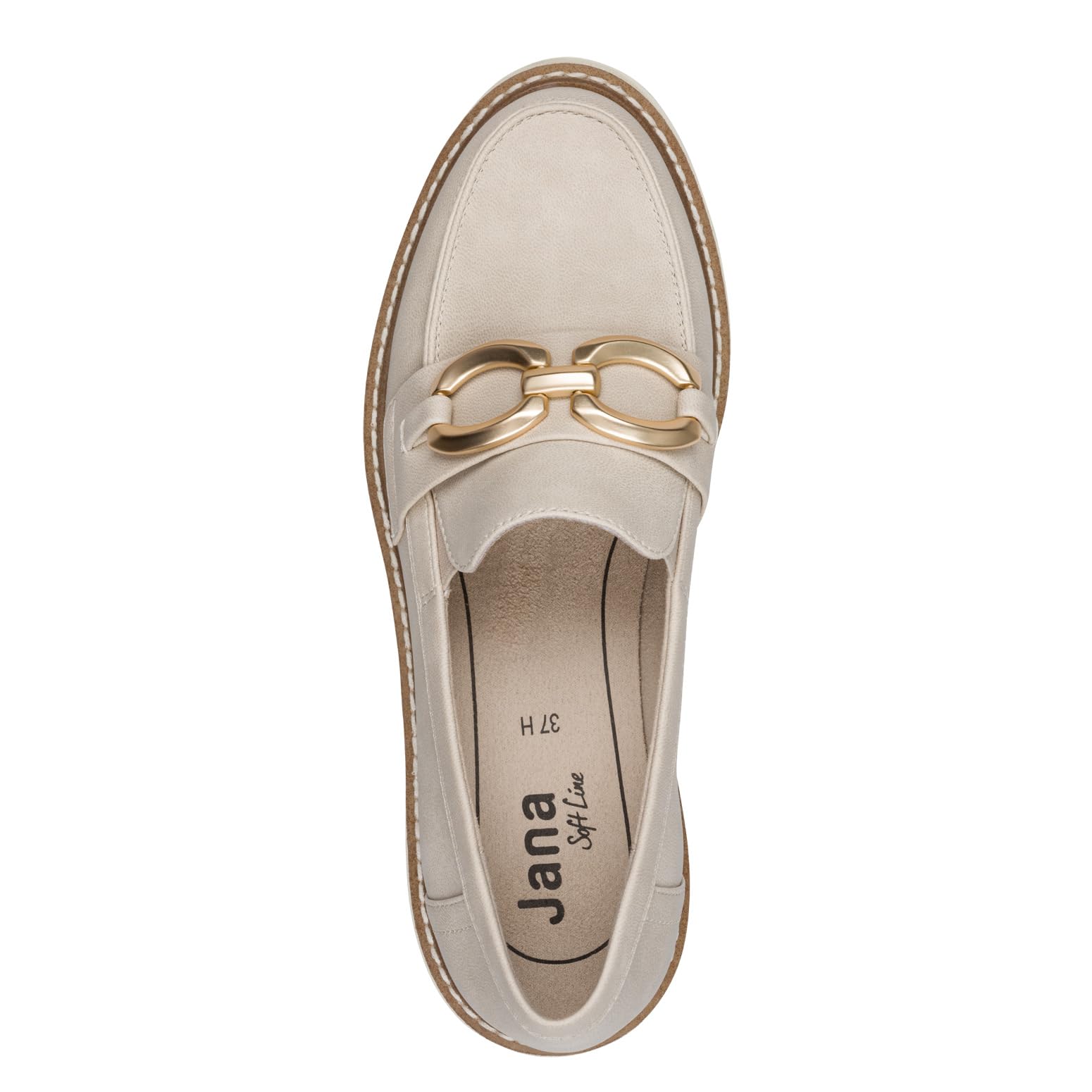 Jana Damen Slipper mit Blockabsatz Vegan