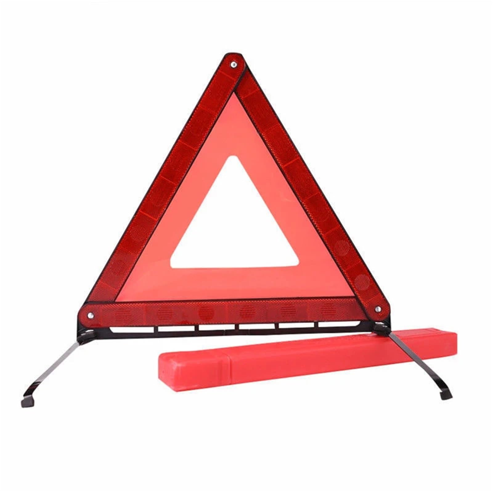 Triangolo Auto Triangolo Rosso Riflettente Segno Pieghevole Auto Emergenza guasto Avvertimento Sicurezza Stradale treppiede Portatile