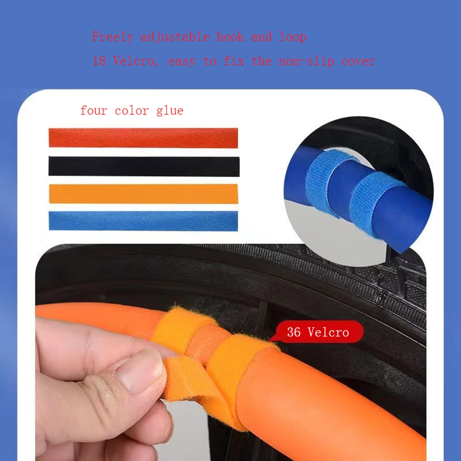 1 par de Fundas para Llantas de Empuje para Silla de Ruedas, Funda Protectora para llanta de Empuje para Silla de Ruedas de 22/24 Pulgadas, Funda para Silla de Ruedas Deportiva con Rueda Trasera, fu