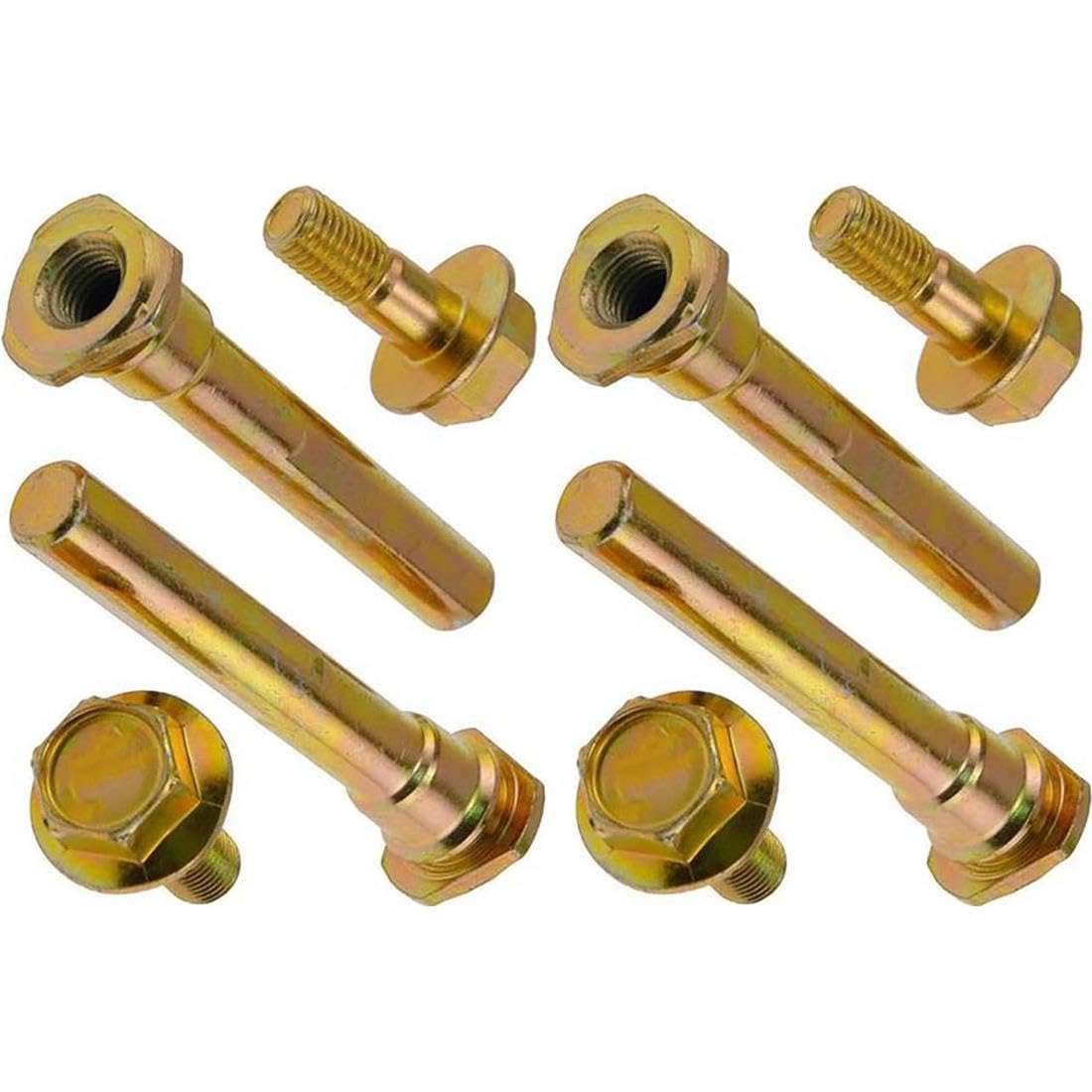 Front Brake Caliper Pins, Disc Brake Caliper Pin Kit Replacement for Ford F-350 Super Duty 6.8L 2005 2006 2007 2008 2009 2010, for Ford F-250 Super Duty 6.0L 2005 2006 2007