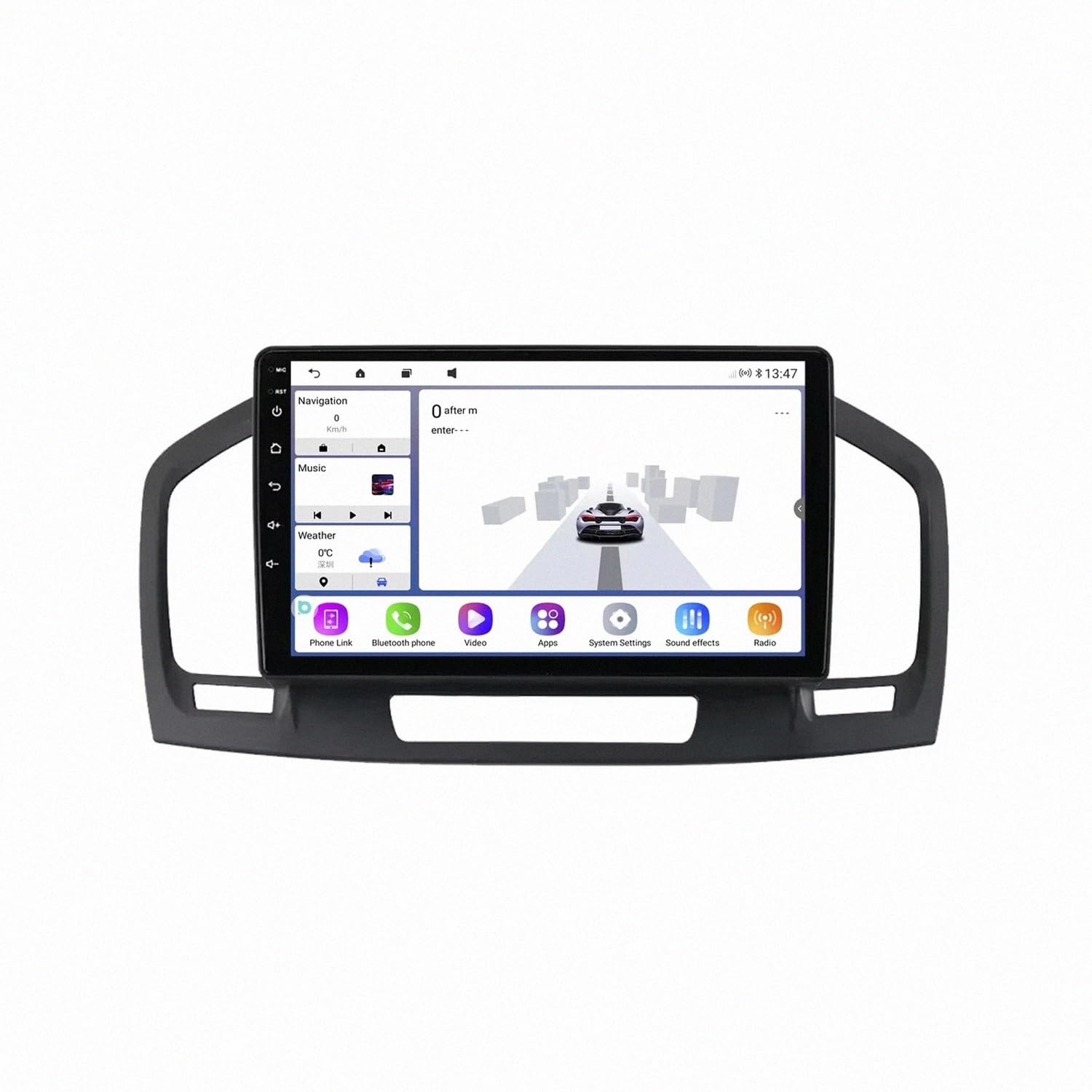 Nawigacja Z Ekranem Dotykowym, Radio Samochodowe dla Changan Alsvin V7 2014-2018 Przenośny Ekran Dotykowy Apple Carplay, Nawigacja Gps/Sterowanie Głosowe/Mirror, 8 Rdzeń 6G+128G
