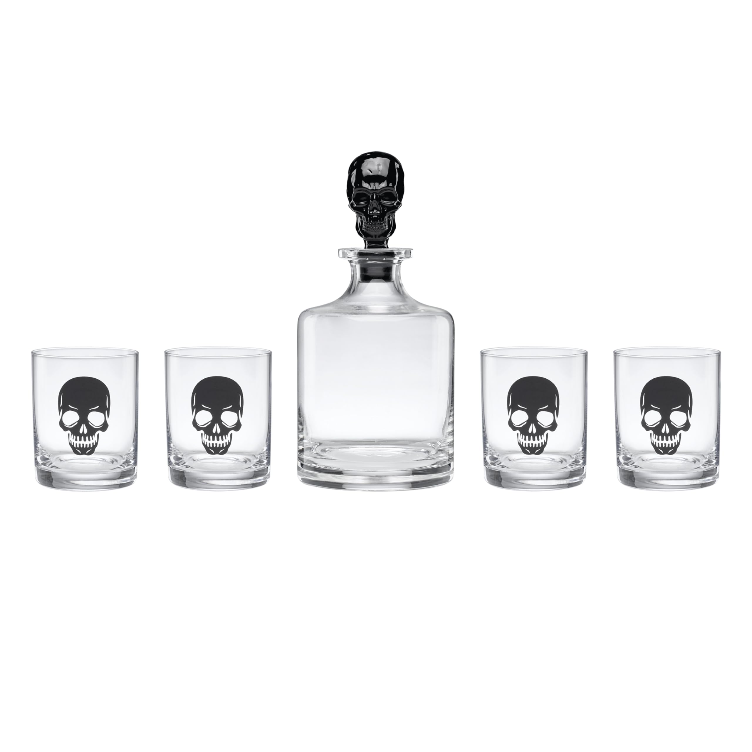 Amazon.com: Oneida Vintro Halloween Skeleton 5-Piece Whiskey Glass