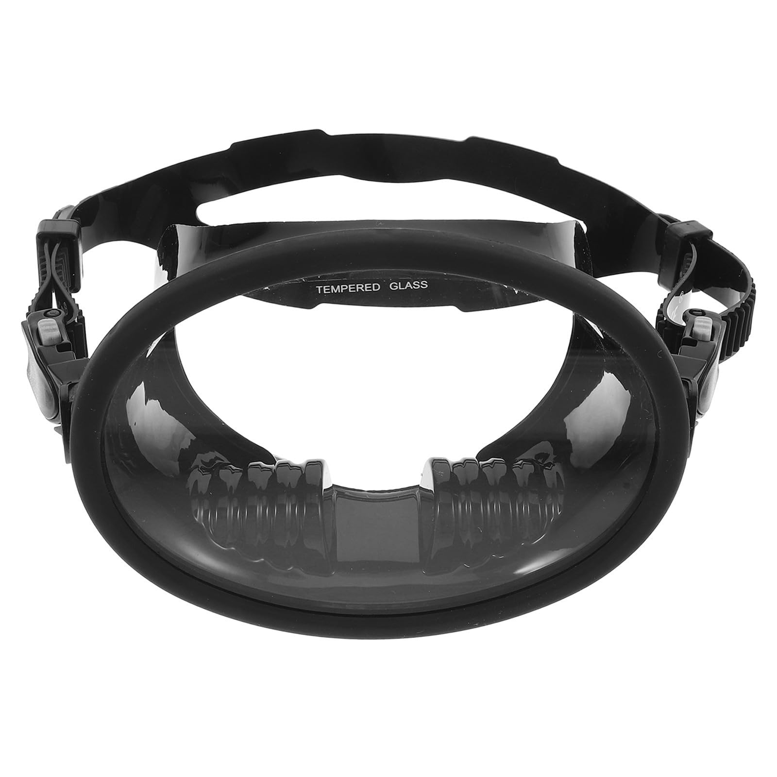 Maschera da Immersione Antiappannamento e Vetro Temperato in Silicone | Vista Panoramica, Nero, per Immersione e Snorkeling, Struttura Anti-perdita, Lente Resistente