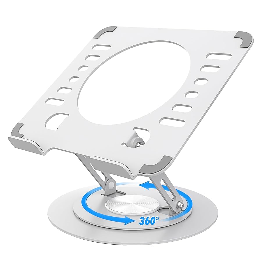 ノートパソコンスタンド 回転ブラケット 360 折りたたみ式シルバー Amazon.co.jp: ノートパソコンスタンド 回転 パソコンスタンド