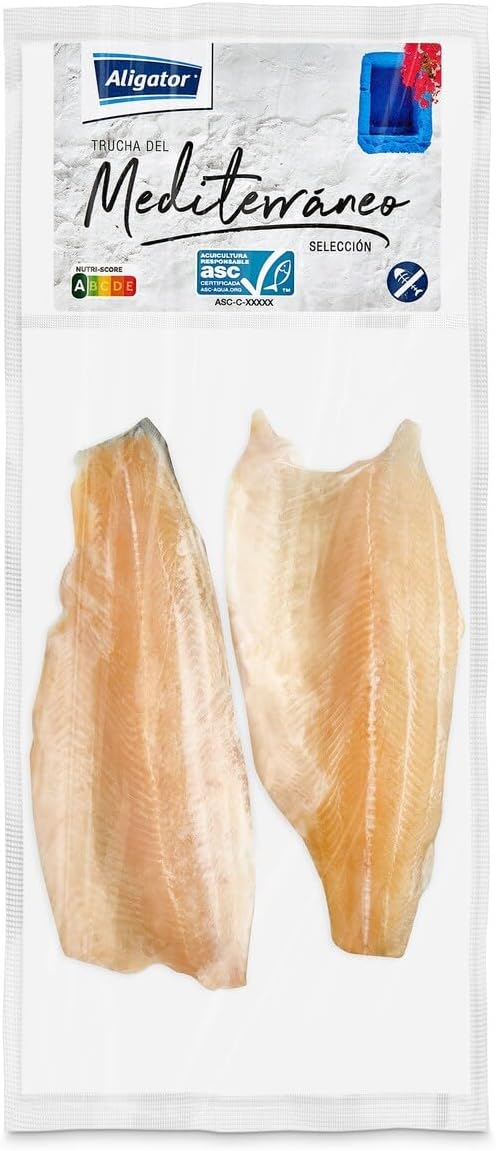 Filetes de trucha con piel ASC Aligator bolsa 180 g