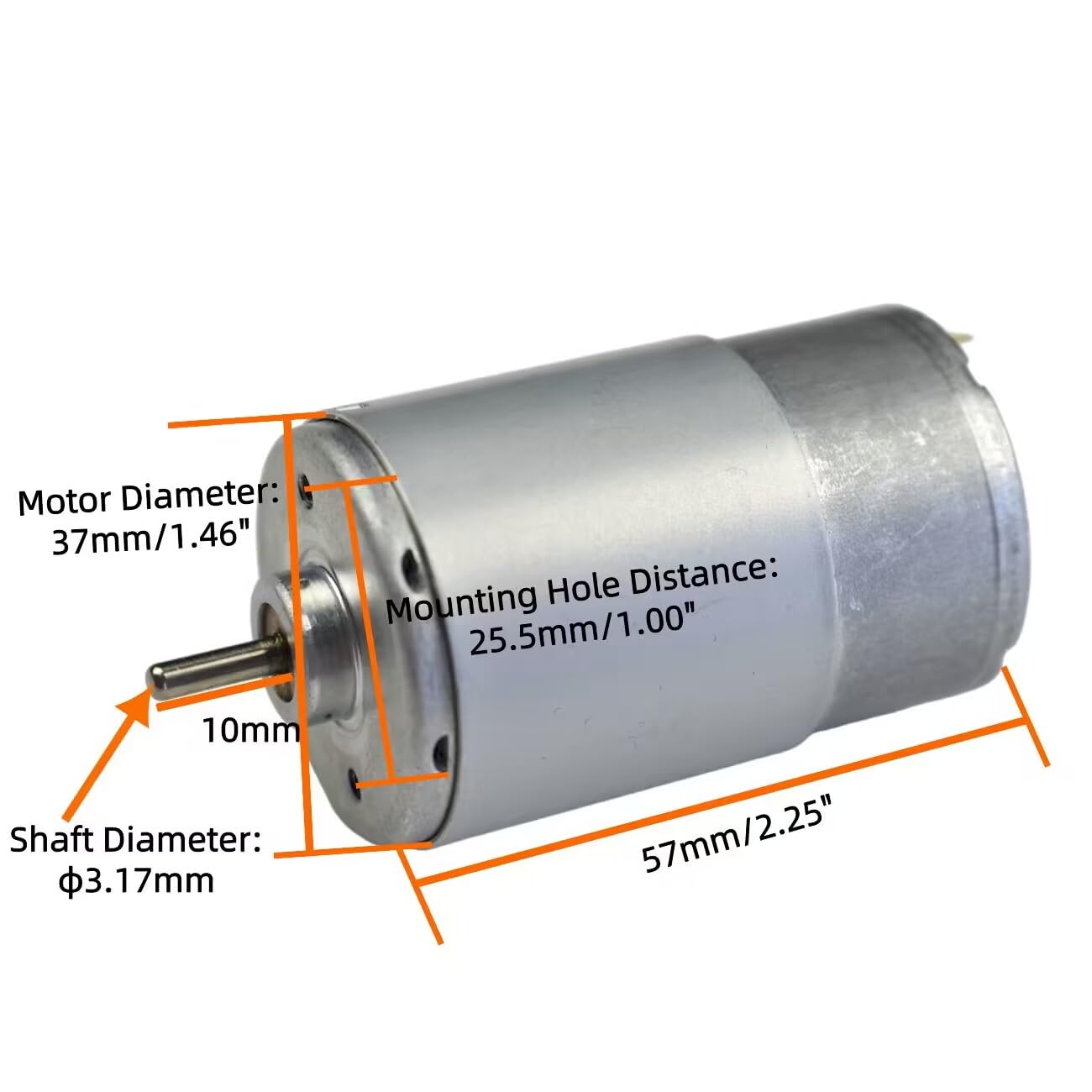 DC Motor 555 for Electrical Tools DIY Brushed with Mounting Base Cutting Machine Fixed Mount (Voltage(V): 12V-24V)