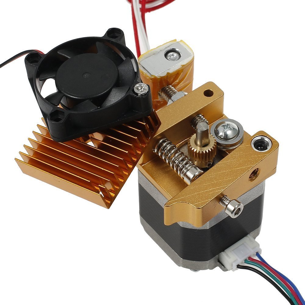 DollaTek Impresora 3D MK8 Extrusora hotend 0.4mm Boquilla Última actualización Cabeza de impresión 1.75mm Filamento para impresora 3D Reprap Mendel MakerBot & Rework