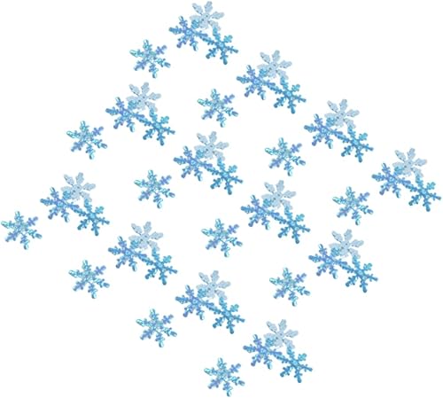 Miniatura 3 de COHEALI 9 Packs Wedding Decor Christmas Ornaments Snowflakes Christmas Party Decoration Snowflake Decorations Accessories Confetti