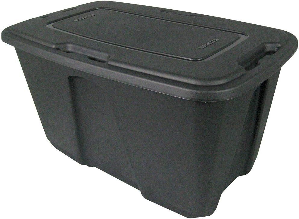 Storage Tote, 32 gal., Gray