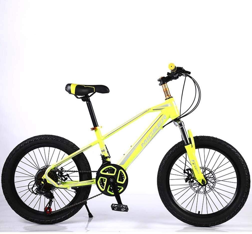 Vélo neige et plage junior MU : le Vtt Fat Tire jaune idéal pour le sport et le collège