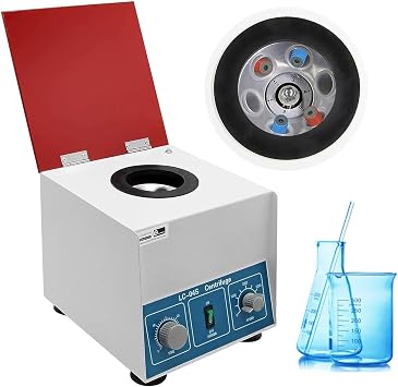 Lab Centrifuge Machine Benchtop 20mlX6, 0-4000rpm /1795xG, Low Speed Electric Centrifugal Machine for Universaity Laboratory, Research Institutions
