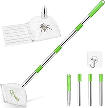 JONRRYIN Spider Catcher with Long Handle, Non-Contact Insect Catcher, Cockroach Catcher, Extra Long, Ultimate Spider Catcher, Safe Spider Catch and Release