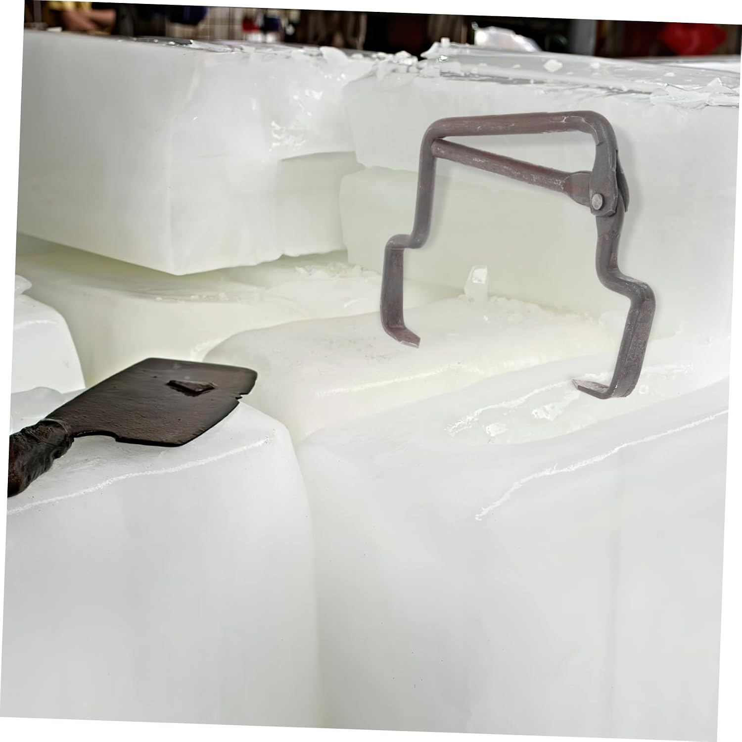 Outdoor Ice Lifter Tool Stainless Steel Tow Bar for Ice Factory for Industrial Use