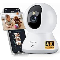 blurams 4K Telecamera Wi-Fi Interno, Videocamera Sorveglianza Interno Wifi