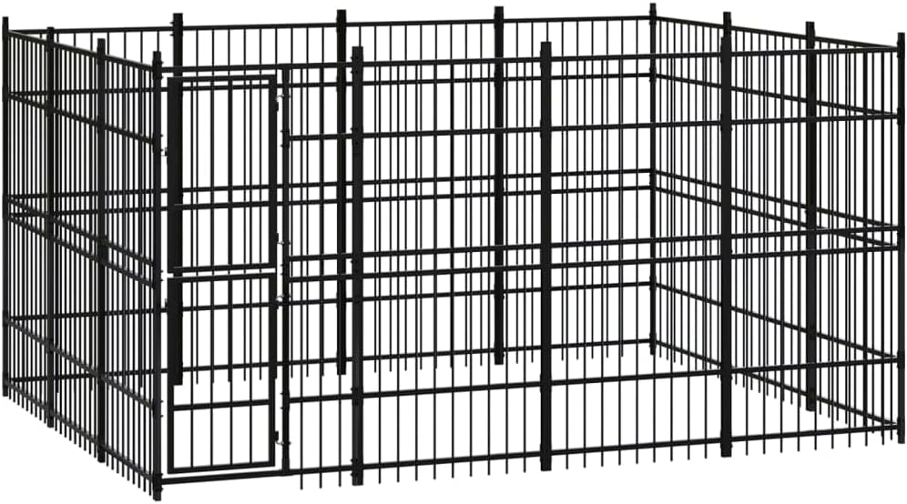 HOMIUSE Dog Crate 13x9x7 Ft Large Dog Kennel Outdoor Dog Crates for Medium Dogs Dog