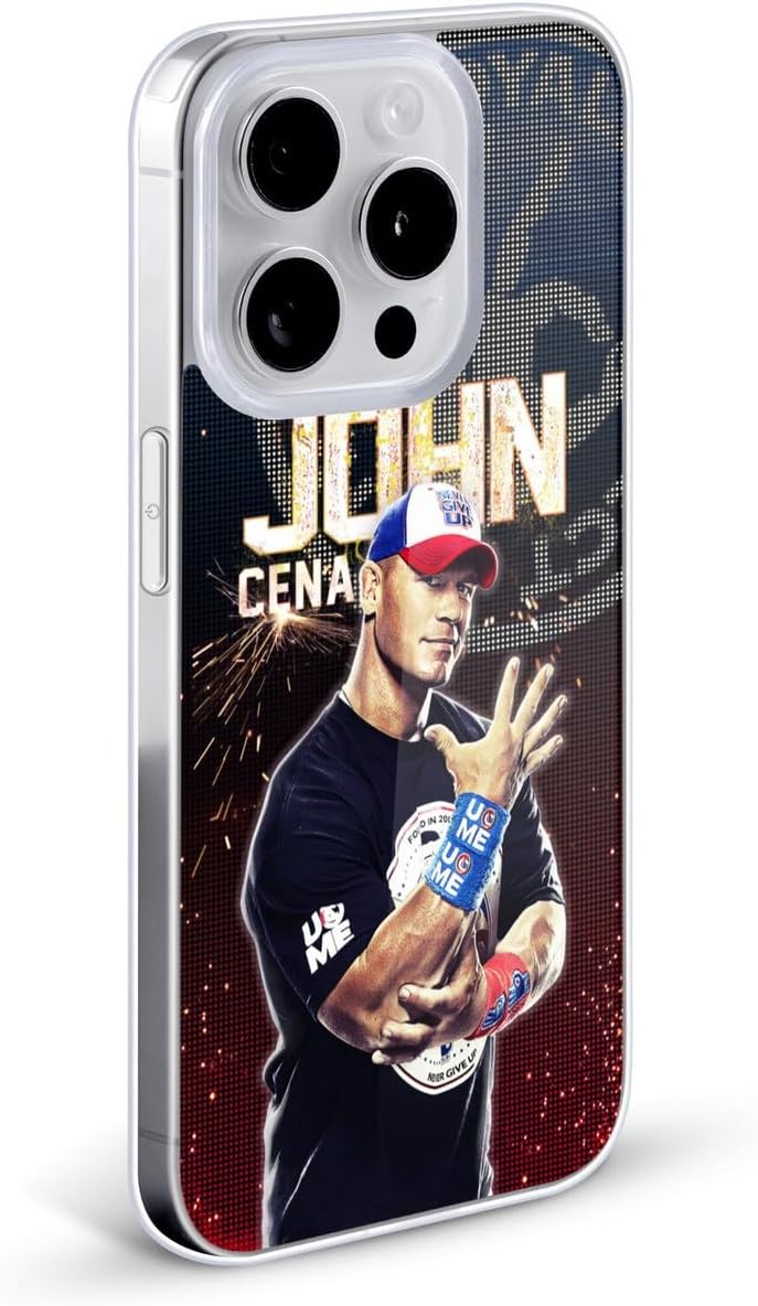 Head Case Designs Officially Licensed WWE John Cena Superstars Gel Case [Military Grade Protection] Compatible with Apple iPhone 13