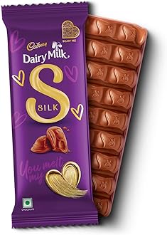 Cadbury Dairy Milk Silk Valentine's Gift Pack Chocolate Bars, 60 g