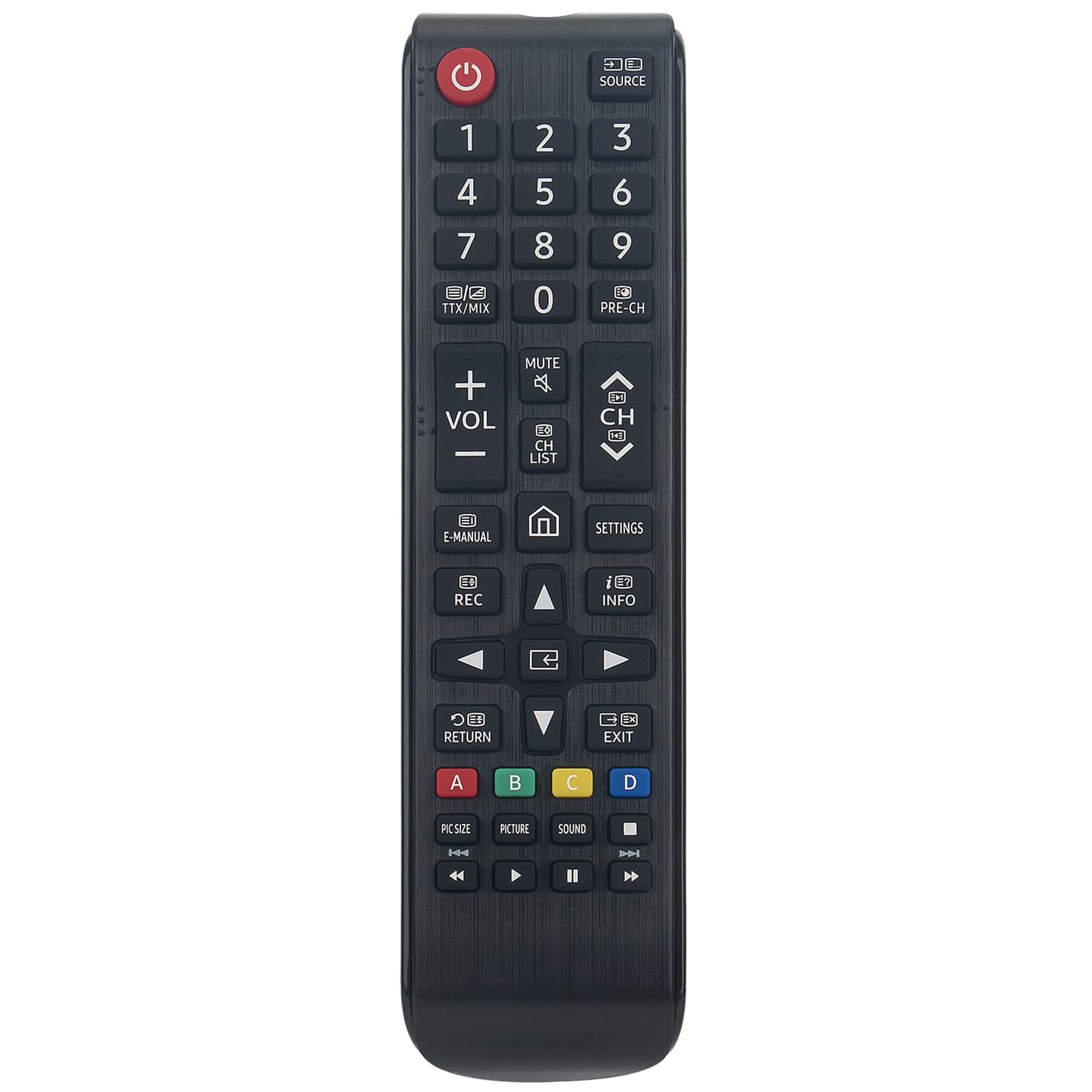 Allimity BN59-01268C Replacement Remote Replacement for Samsung LED LCD TV UN43MU6103 UN49MU6103 UN65MU6103 UN75MU6103 UN50MU6103 UN40MU6103