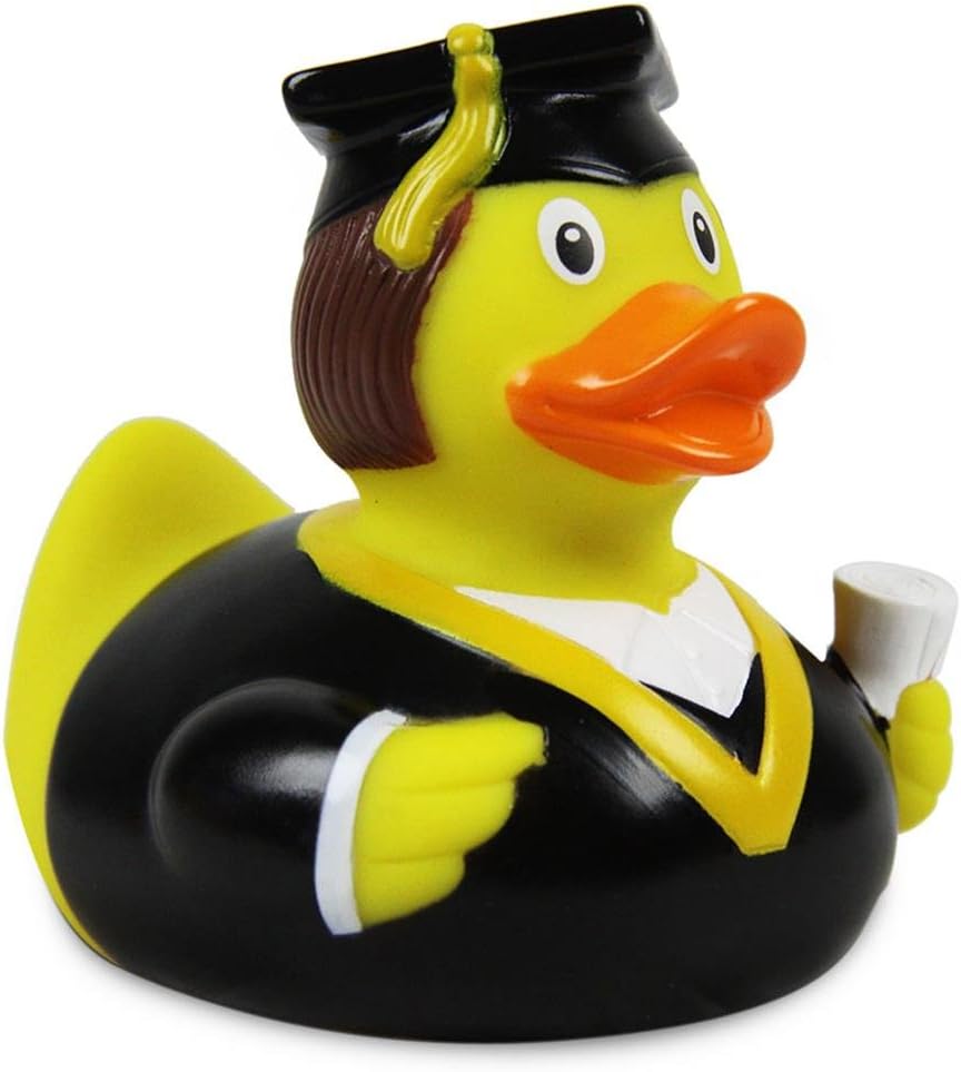 Lilalu 8 x 8 cm/50 g Collector and Baby Bachelor Rubber Duck Bath Toy