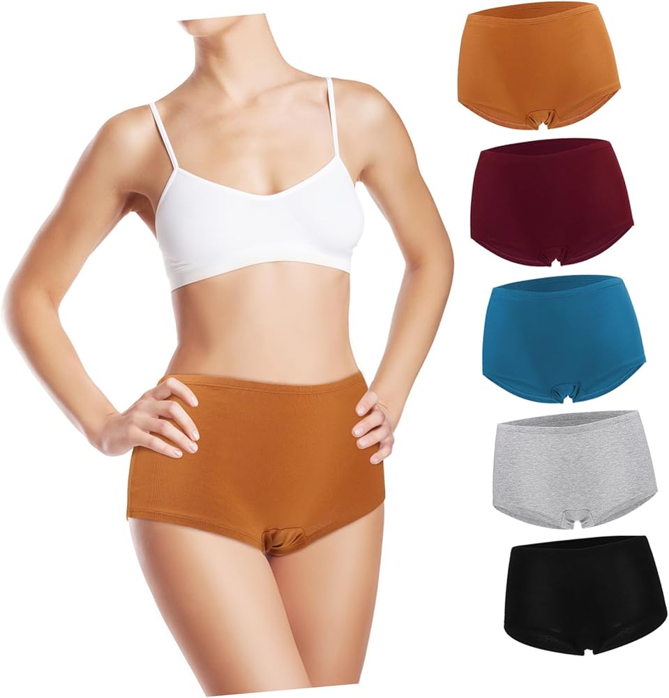  under pants woman TENDYCOCO 5pcs Large Size Cotton Underwear Women Underware Panties Women  Underpants Full Coverage Panties Women Panty Ladies Briefs Underwear Women  Underwear Boyshorts Ladies Briefs Panties Multi at Amazon Women's Clothing  store