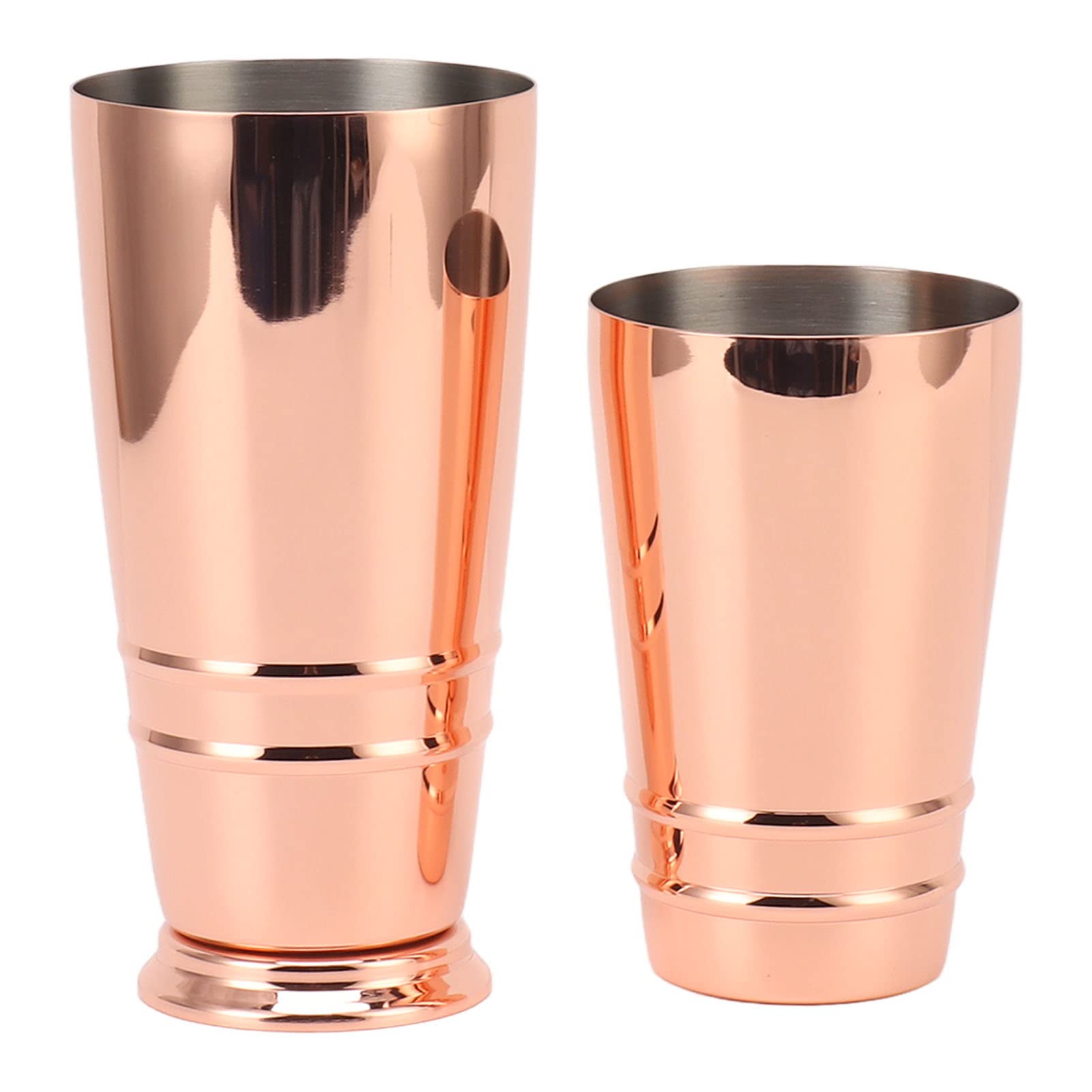 Cocktail Mixer, 304 Stainless Steel Wine Glass Japanese American Shaker Mixer Set Shaker Jug Shaker For Home Bar (Copper Plating)