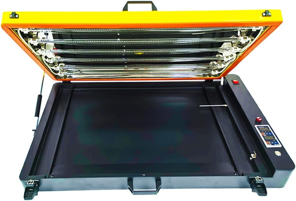 18in x 24in DTF Oven with Temperature Control Pro DTF Transfer Printing Oven Curing Transfer Film DTF Sheet Drawer Model Direct to Film Machine for T-Shirts Transfer Printing 110V