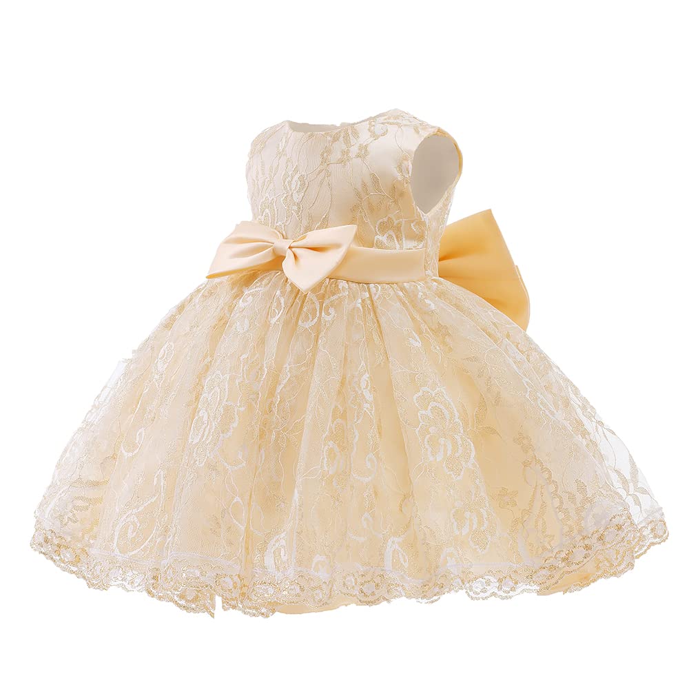 0-6T Baby Girl Lace Pageant Dress Toddler Tutu Gown Flower Wedding Dresses