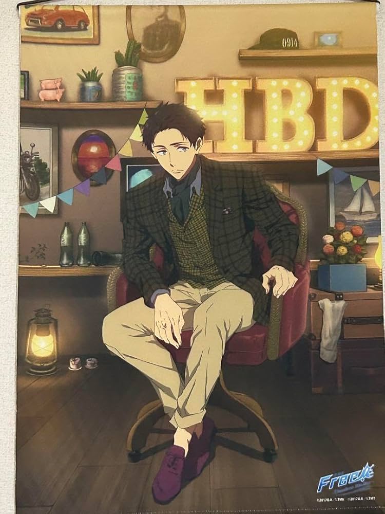 Free! DF 山崎宗介 Hopeful Birthday タペストリー　1点 Amazon.co.jp: 山崎宗介 free precious birthday タペストリー