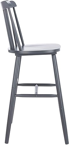 Miniatura 7 de Safavieh Home Collection Taburete Galena Spindle Back Grey Bar de 30 pulgadas (juego de 2)
