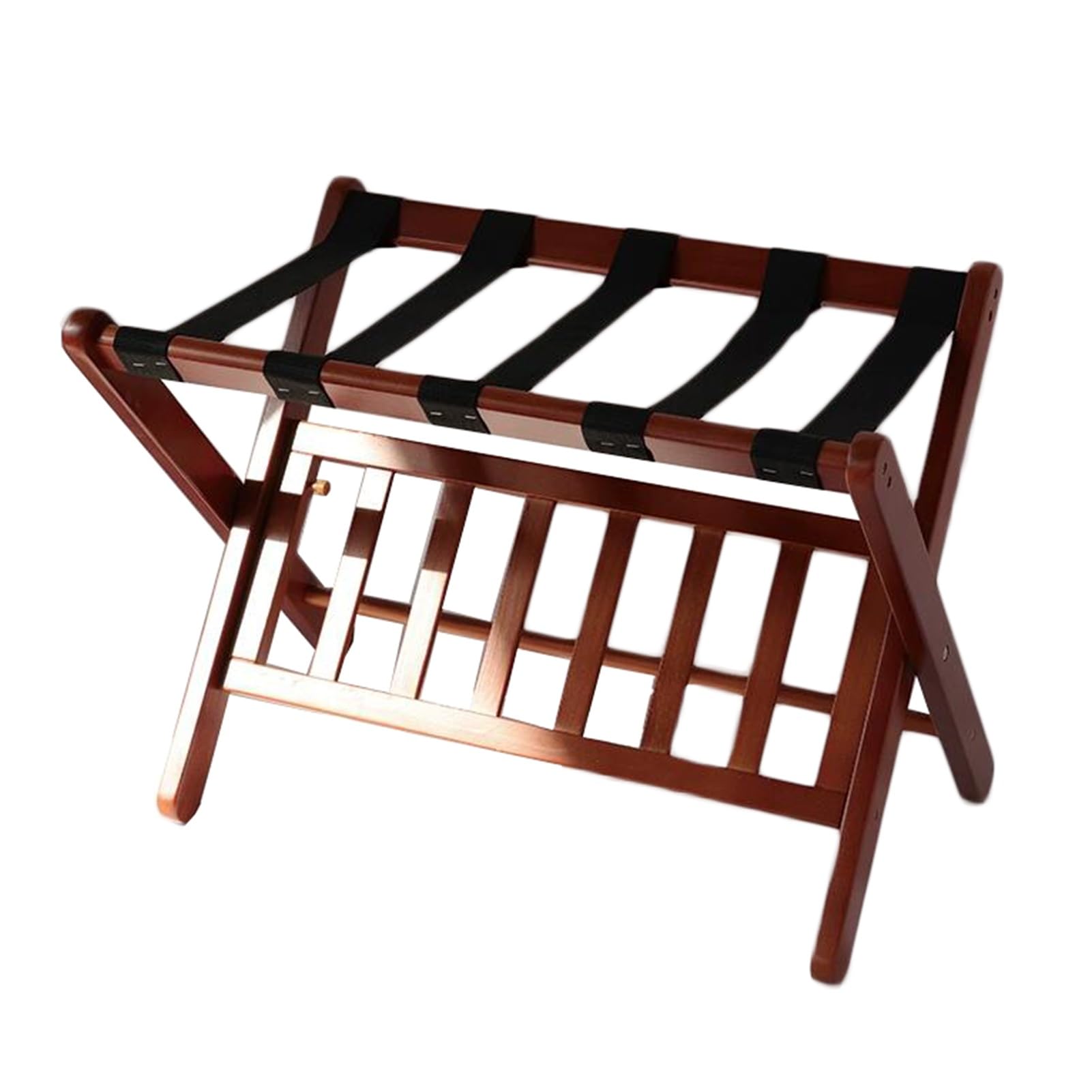 Porte-bagages pliable pour hôtel et chambre avec support chaussures de 70 cm de long
