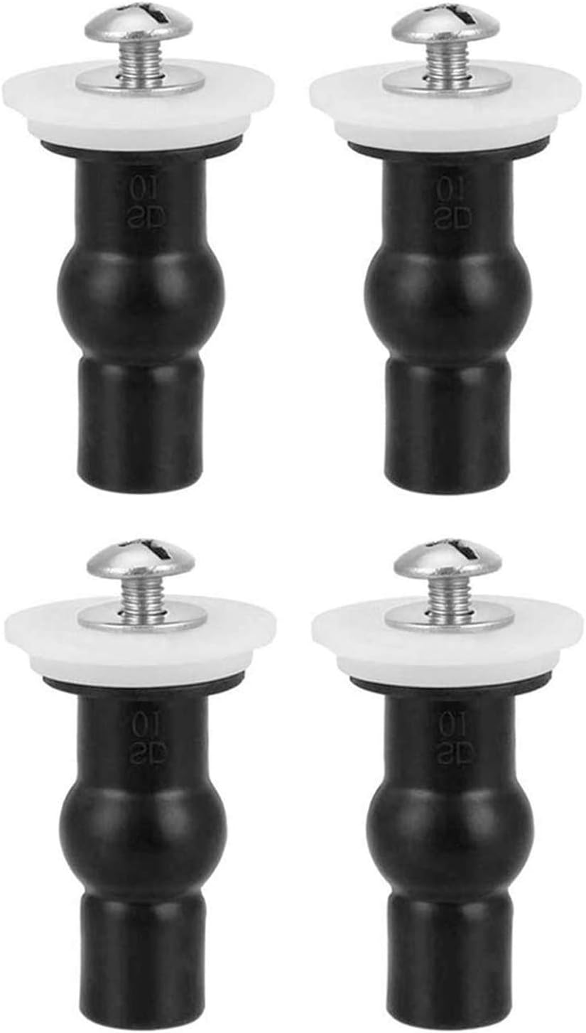 thinS 4 Pack Screws Hinges Expanding Rubber Top Nuts Screw Fixings Fix
