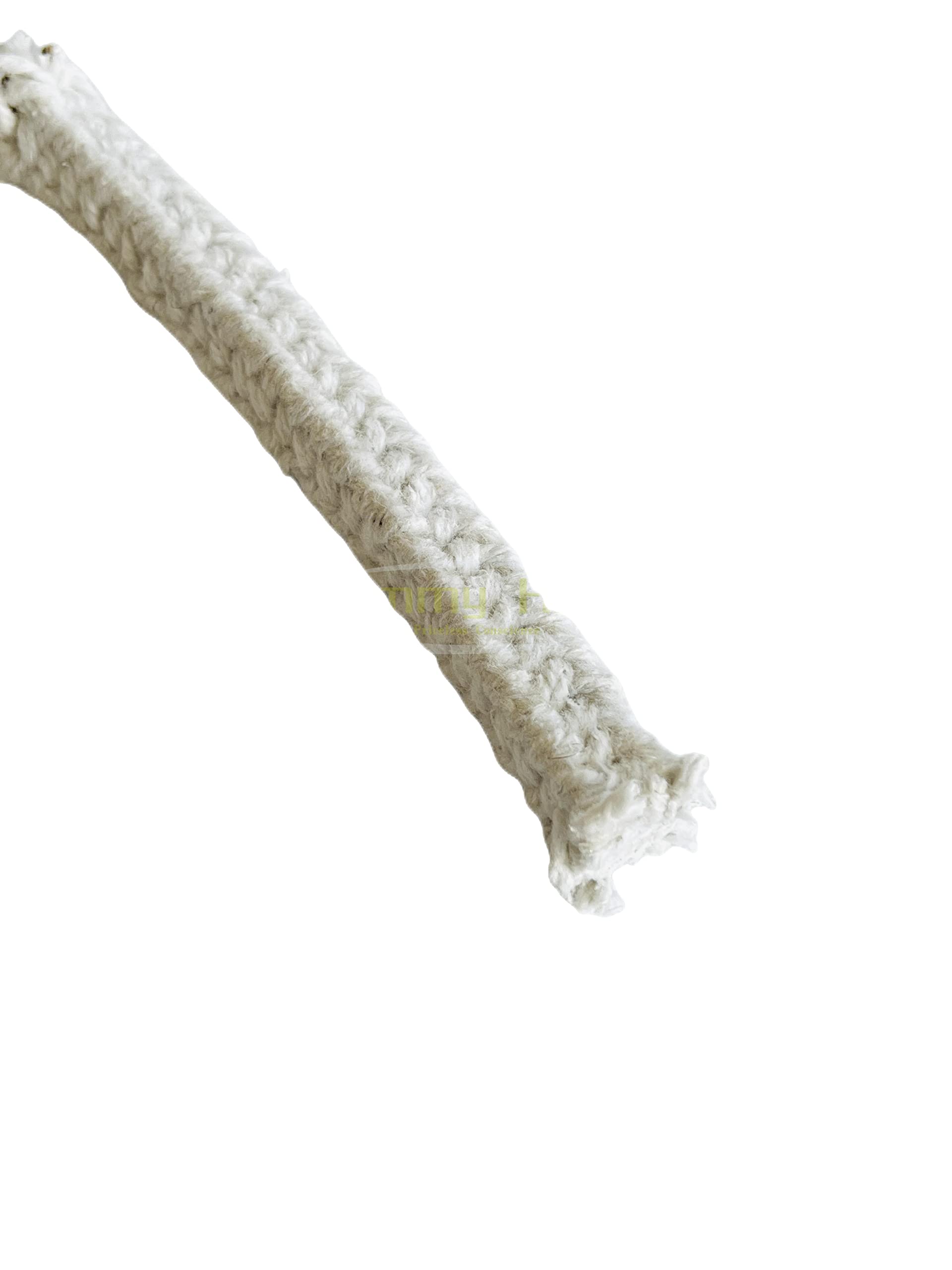 Nastro Isolante in Fibra Ceramica for Alte e Basse Temperature - Corda Isolante ignifuga da 5 m for sigillatura Industriale, 1 Pezzo(12mmx12mm)