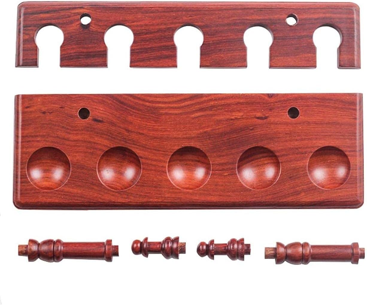 Vintage Tobacco Pipe Stand Rack, Wooden Display Holder with Pipe Rack, Smoking Pipe Stand Decorative Box