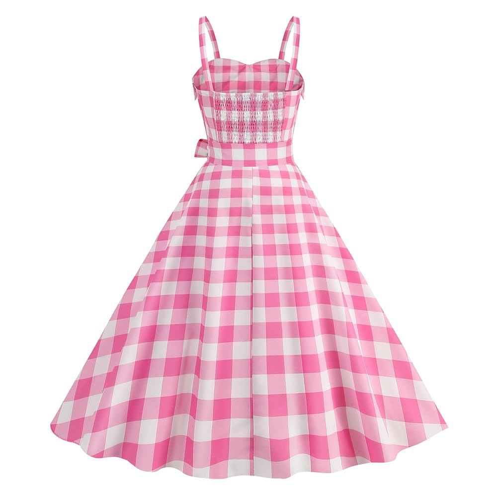 ルミニョン Candy check panel zip dress 【Pink】 dress Rochelle Candy Check - Boho-Chic Clothing