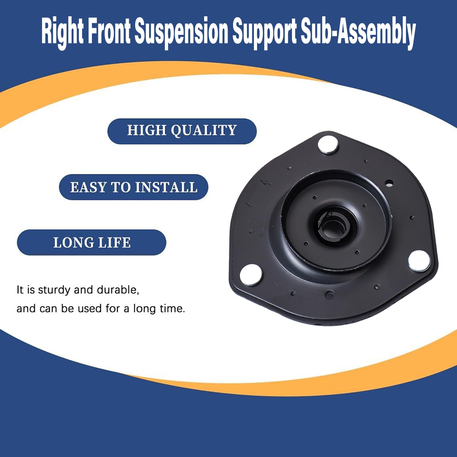 ZSJO OEM #48609-33170 Front Shock Absorber Support Compatible with