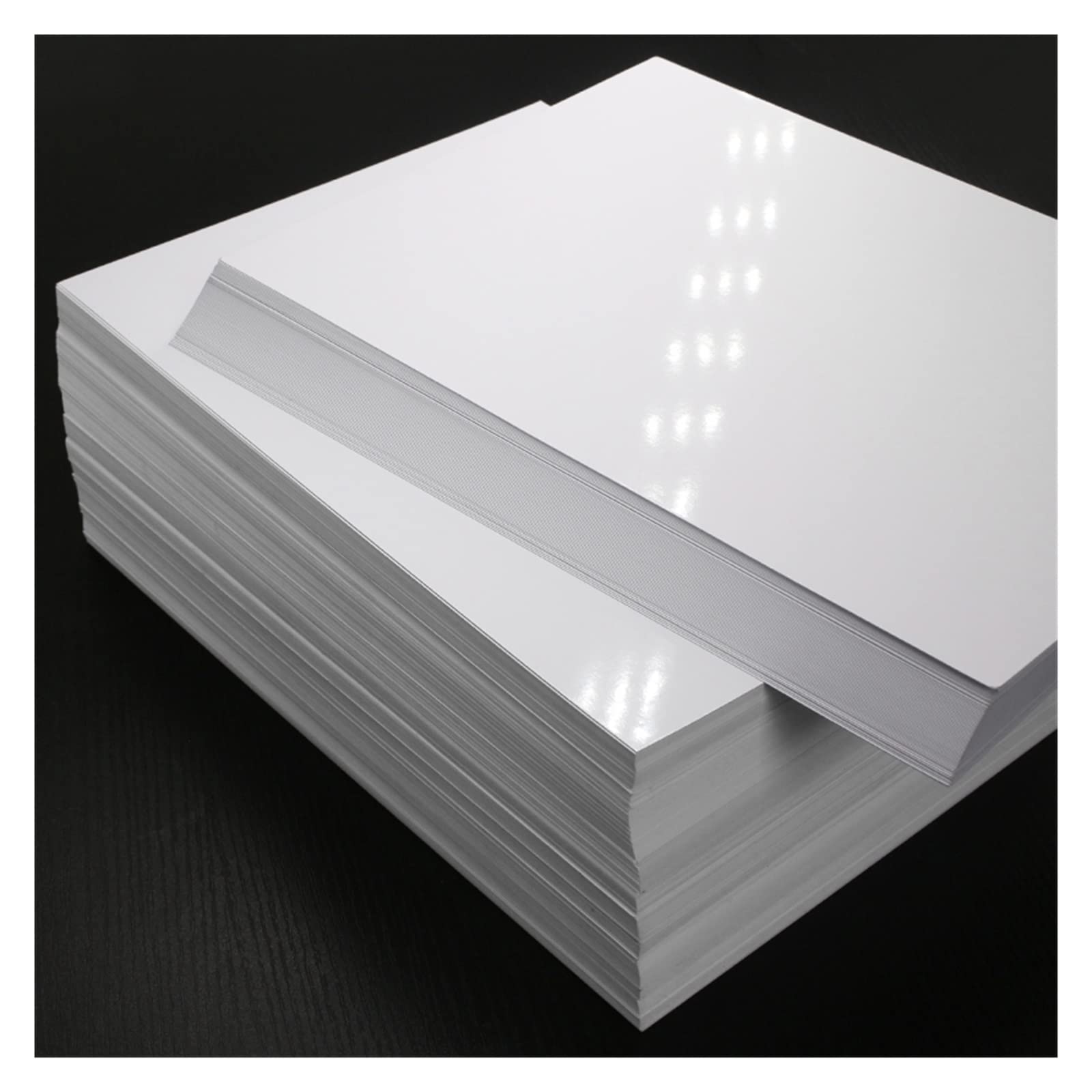 A5 dwustronnie powlekany papier fotograficzny o wysokim połysku do drukarki atramentowej obraz menu wizytówka 120g 140g 160g 200g 240g 260g 300g Lucky (Color : 260g 100sheets)