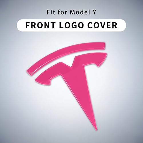Miniatura 2 de Accesorios para emblemas compatibles con Tesla Model Y 2023 2022 2021, 3 piezas de cubierta con logotipo