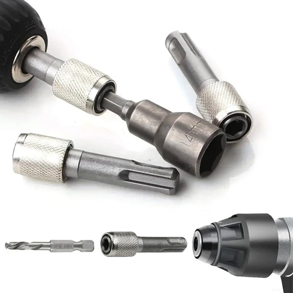 SDS to Hex Adapter - 3 Pack for Drill & Hammer -8 SDS to Hex Adapter - 3 Pack for Drill & Hammer -8