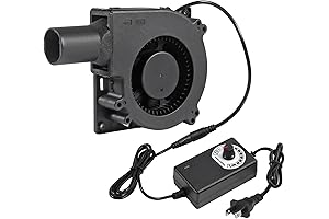 Compact Squirrel Cage Fan for BBQ, Airflow Enhancement and Combustion Improvement