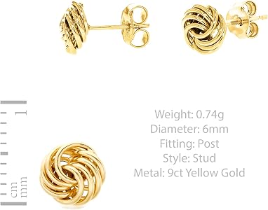 Carissima Orecchini A Lobo Oro Giallo 9 Carati Con Zirconi Rosa – Eleganza Italiana - 2