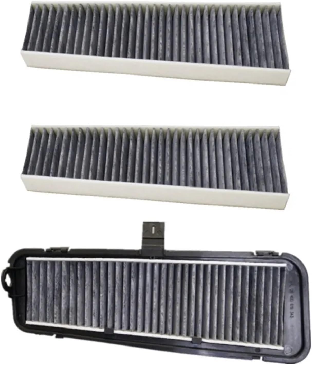 Replacement Air Filter Compatible With 2011-2019 Audi A6 A7 C7 The External Air Conditioning Filter 4GD819429(1 Filter with Frame)