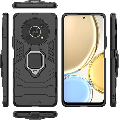 Vista 29 de Funda para Samsung Galaxy A04 4G, Cubierta De Cáscara De Soporte Para SM-A045F/DS SM-A045M/DS SM-A045F SM-A045M - Azul