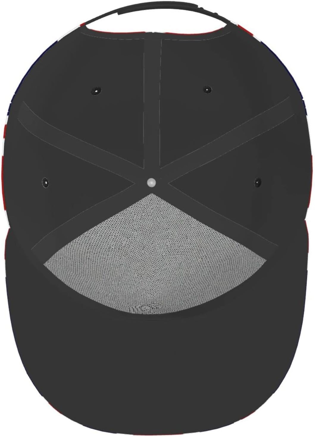 Retro UK British Flag Flat Baseball Hats Snapback Hat Brim Baseball Cap for Women Men Adjustable Hat