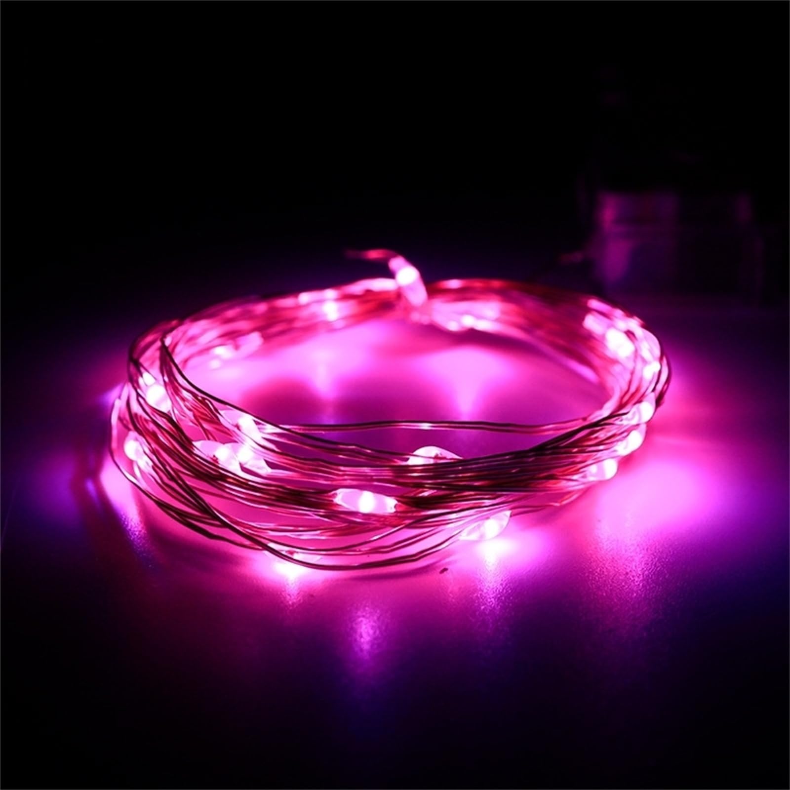 FANSU LED Garden Lights, 8 Modes Indoor/Outdoor Solar String Lights, Versatile Solar Lights Outdoor Garden, for Patio Yard Home Christmas Parties Wedding Decorations (Pink,7m/50 LED)