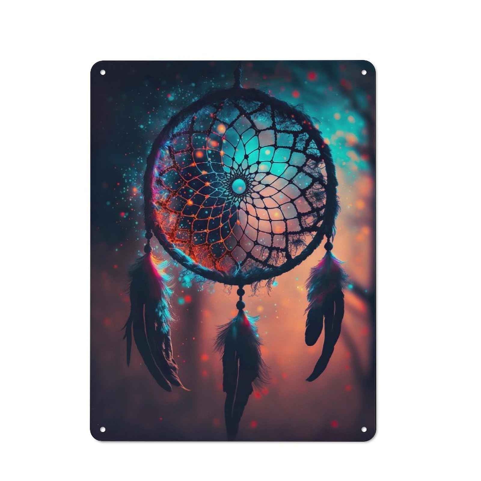 Junmoney Dreamcatchers Promise Garage Metal Sign 40X30cm, Retro Workshop Wall Decor For Tool Room, Garage, Studio Or Home Bar